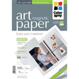 ColorWay Fotopapier ART Matný "magnetický" 650g/m, 5ks, A4