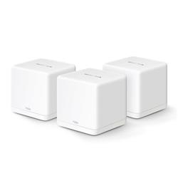 MERCUSYS "AX1500 Whole Home Mesh Wi-Fi 6 System3-pack: 1× Halo H60XR + 2× Halo H60XSSPEED: 300 Mbps at 2.4 GHz + 1201