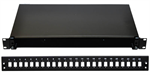 optický Patch panel 24x SC, 19 inch., 1U, výsuvný, neosadený, čierny